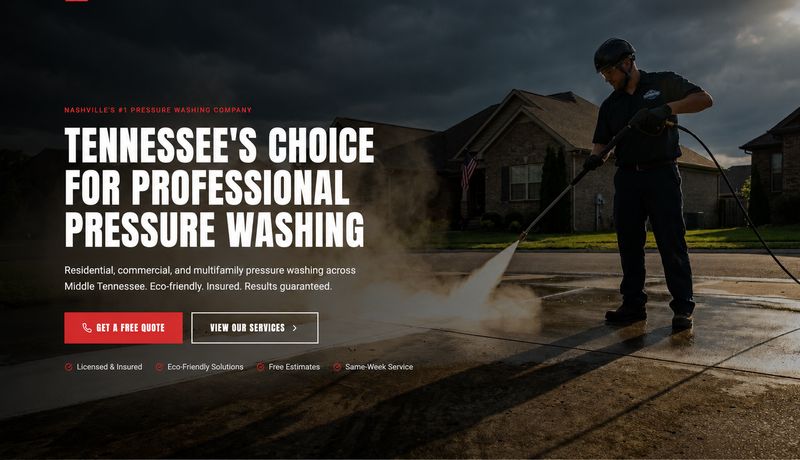 Driveway Power Washing