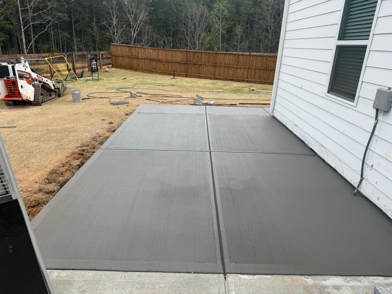 Concrete patios