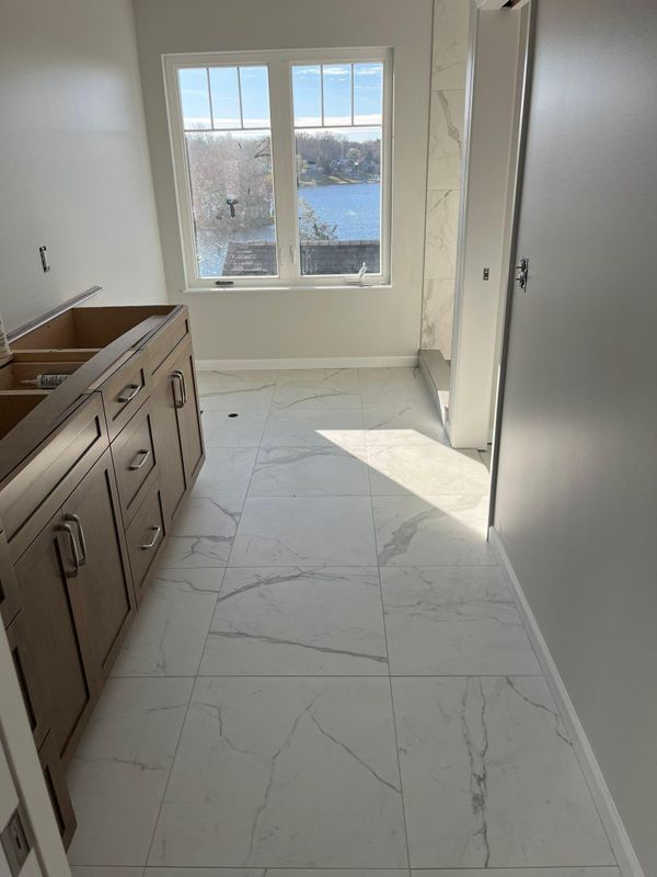 Tile installation