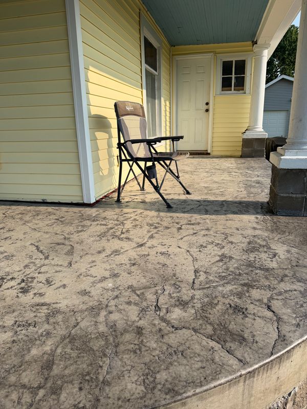 Stamped and Decorative Concrete Installation