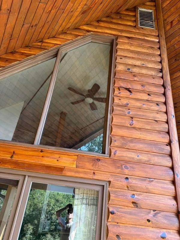 Log Home Exterior Restoration