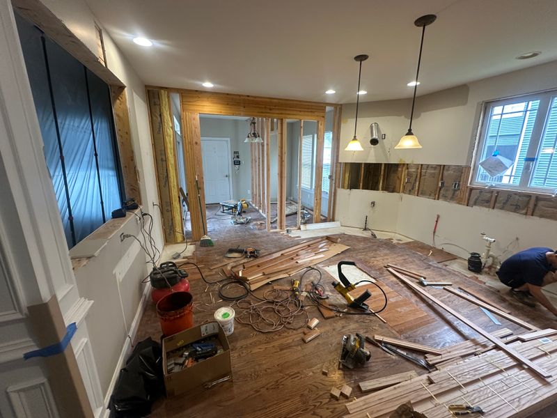 Parkside - deck & kitchen