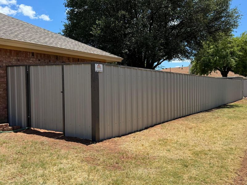 Sheet Metal Fencing