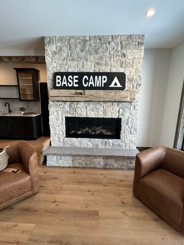 Custom Interior Stone Fireplaces
