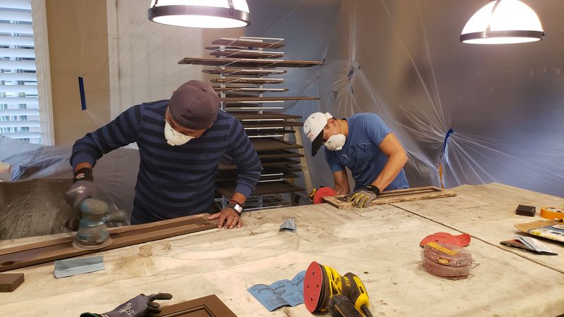 Kitchen Cabinet Repainting