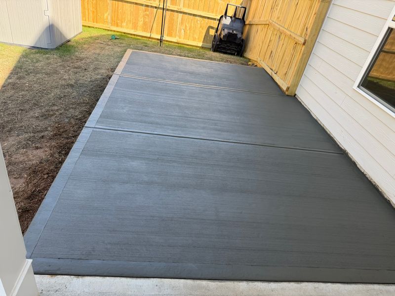 Concrete patios