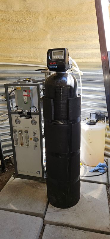 Whole house reverse osmosis system installation