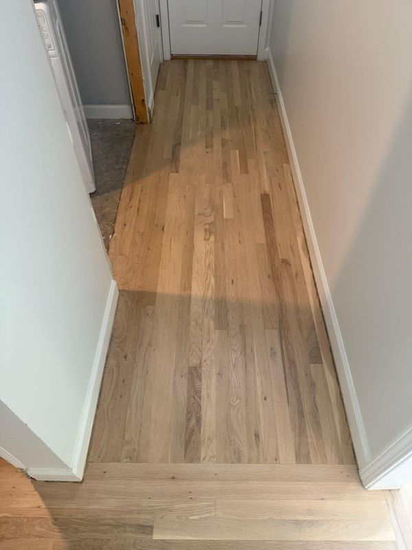 Solid hardwood installation
