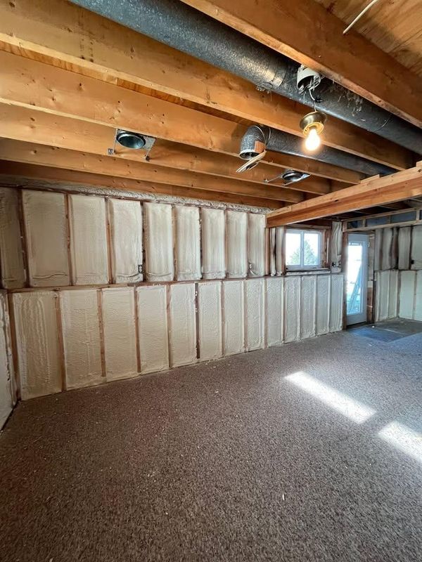 New Home Construction Spray Foam Insulation