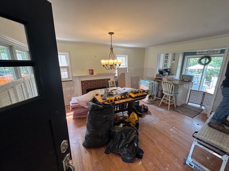 Drywall, spackling, and painting