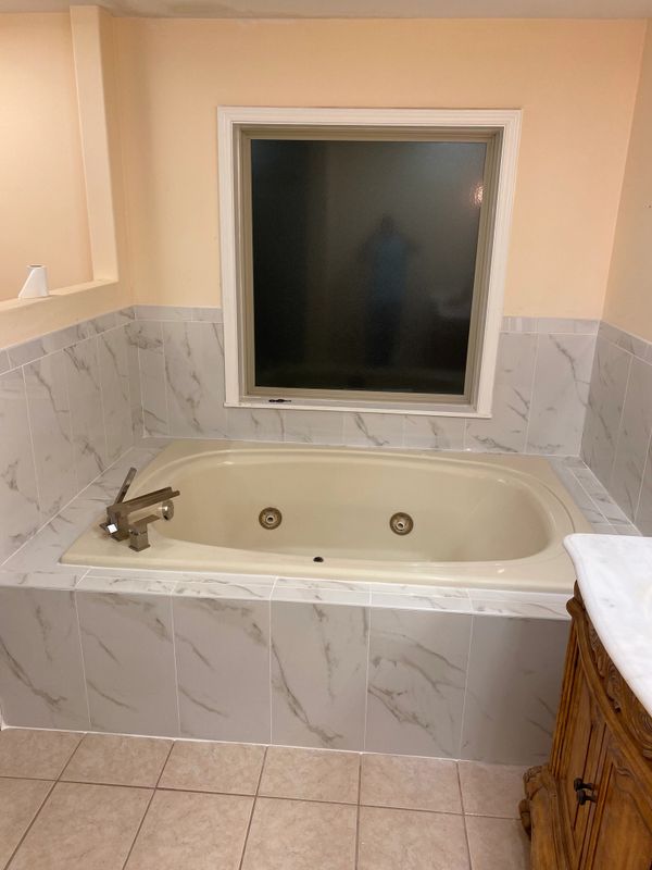 Tile installation 