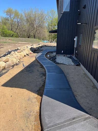 Patio and Driveways