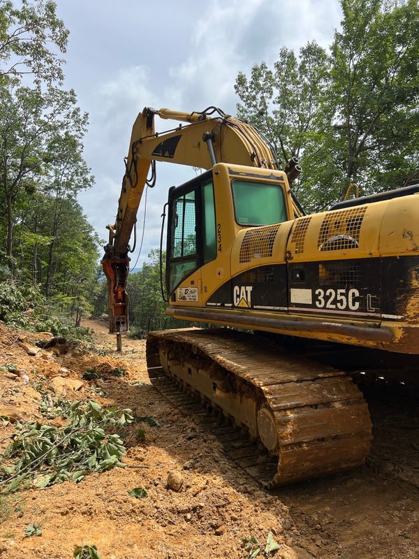 Rock hammering