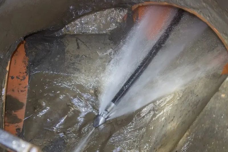 Jetting Main Sewer Line