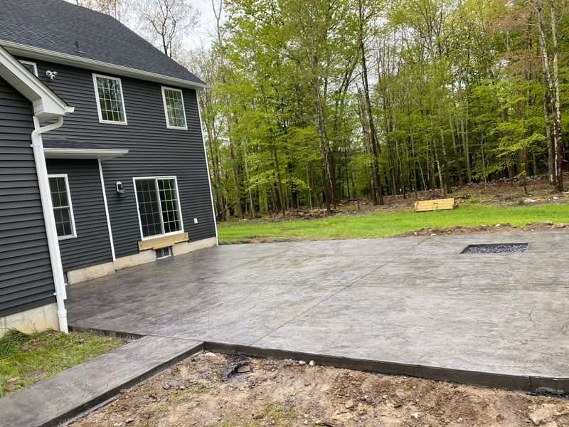 Stamped Concrete Installation