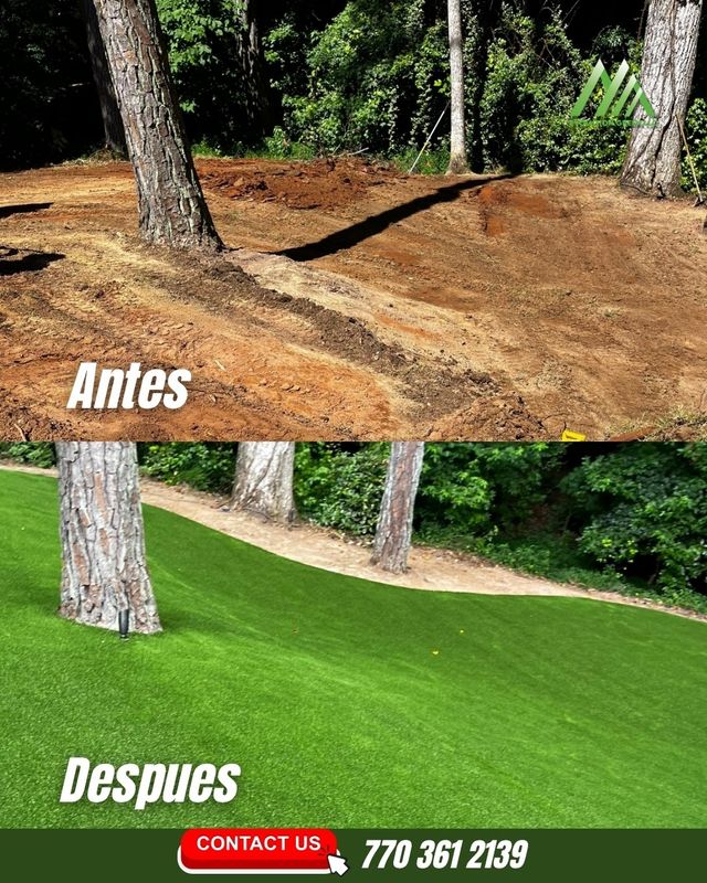 ✨ Before & After Transformation! 🌱

Turn any ordinary space into a beautiful, green, low-maintenance area that looks amazing all year long. See the difference synthetic turf can make!

📩 Contact us today for a free estimate.

#ArtificialGrass #SyntheticTurf #BackyardTransformation #LandscapeDesign #LowMaintenanceLawn #EvolutionGreen #TurfInstallation #OutdoorLiving #GreenSpaces #FreeEstimate