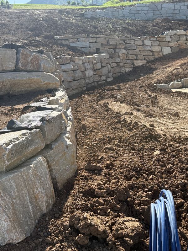 Rock and Block Retaining Walls
