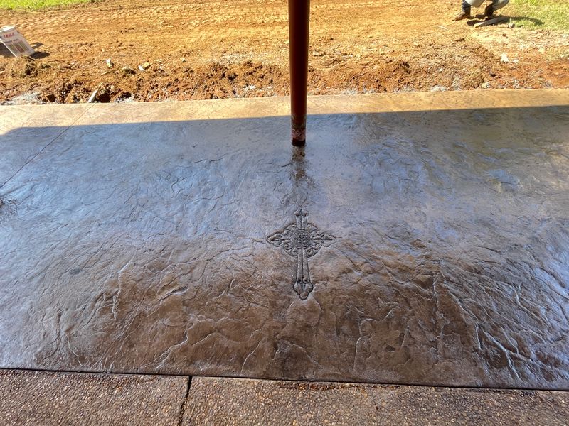 Stamped Concrete Installation