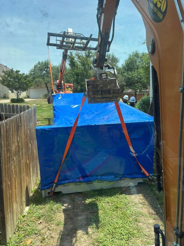 Container Pool Installation