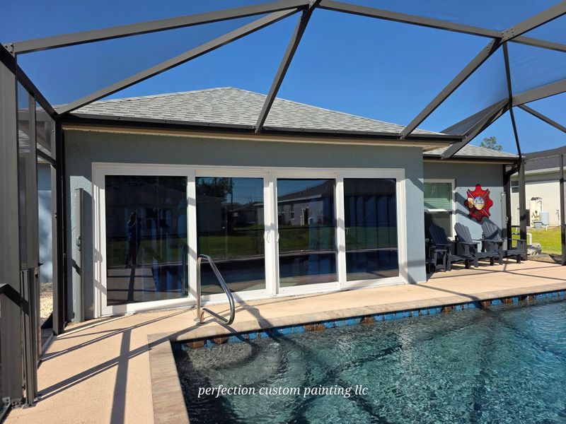 Pool deck painting