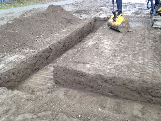 Excavating 