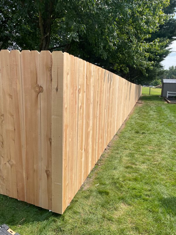 Classic Cedar King+ 6’ Privacy Fence