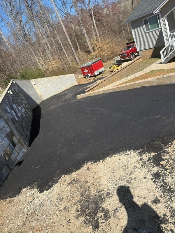 Parking Lot Asphalt Installation