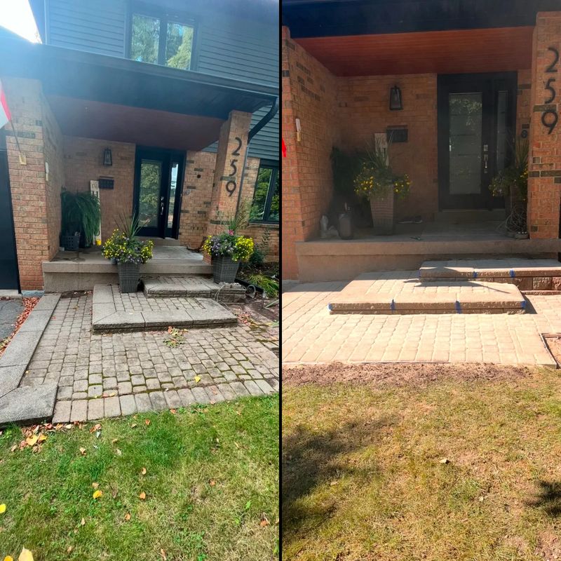 Interlock Pressure Washing & Re-Sanding