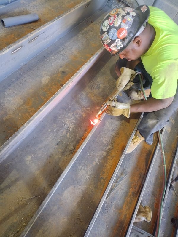 Structural Stair and Rail Erecting