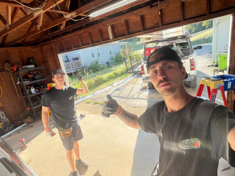 New Garage Doors and a New Tech Joining the ASAP Team