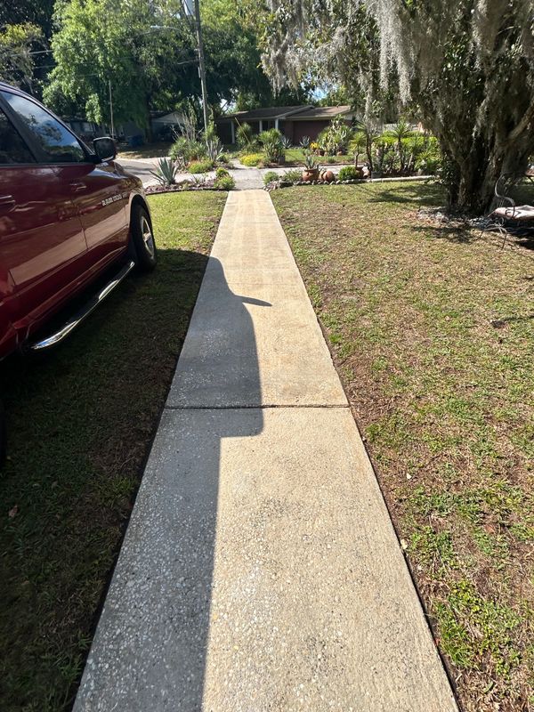 Driveway and Sidewalk Cleaning