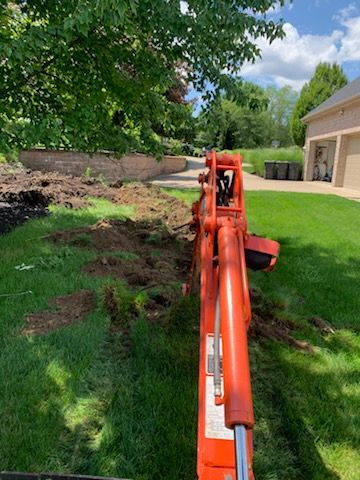 French Drain installation 