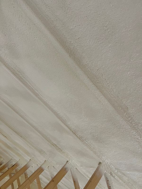 New Home Construction Spray Foam Insulation
