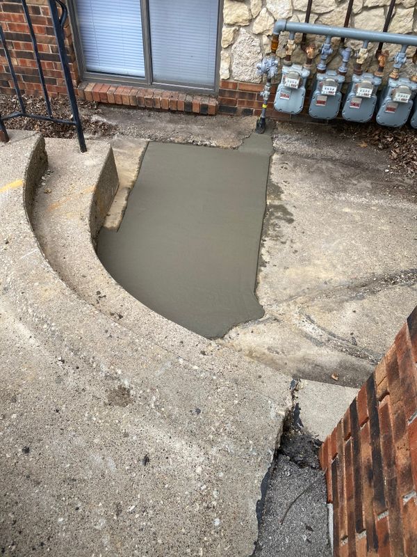 Stamped Concrete Installation