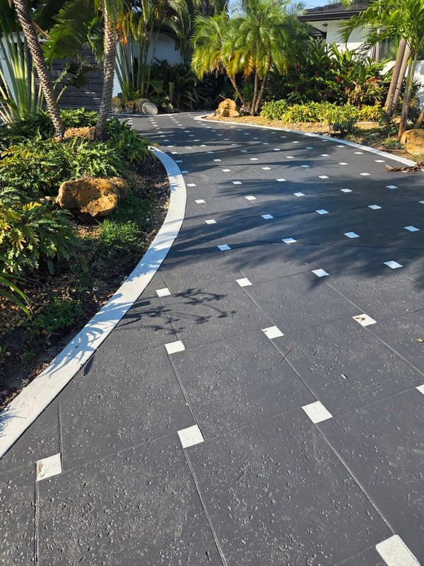 Stamped Concrete Installation
