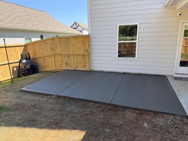 Concrete patios