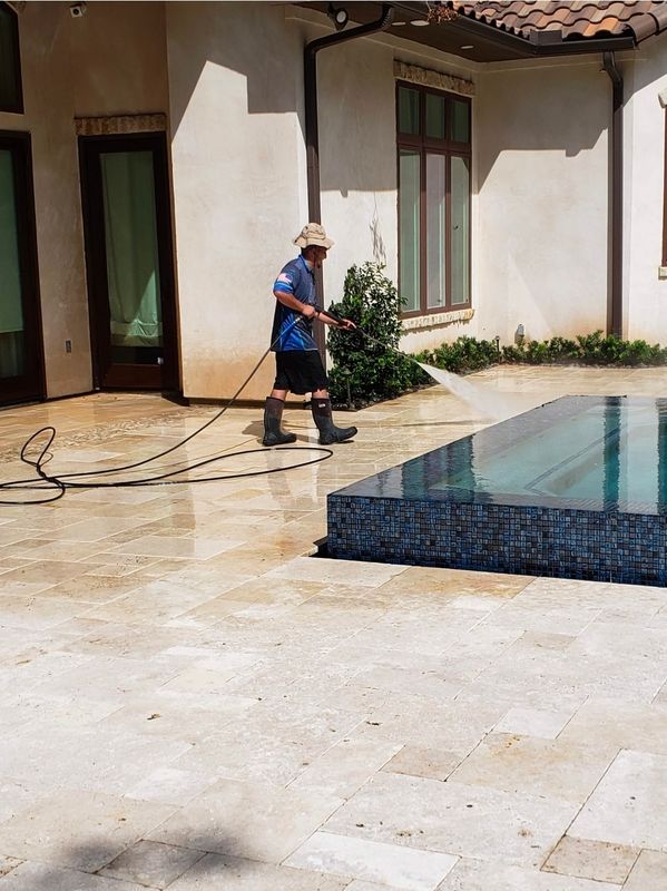 Patio & Pool Deck Cleaning
