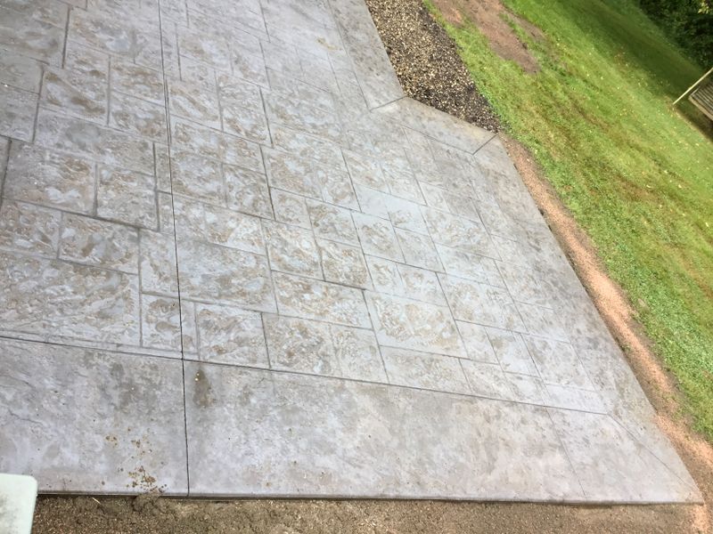 Stamped Concrete Installation