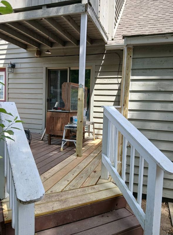 Deck Repair and Exterior Painting