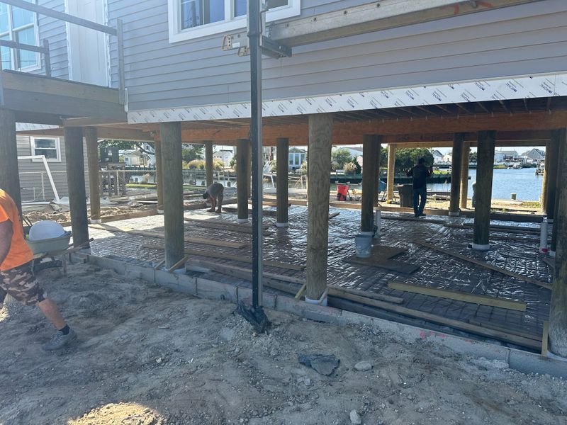 Stamped Concrete Installation