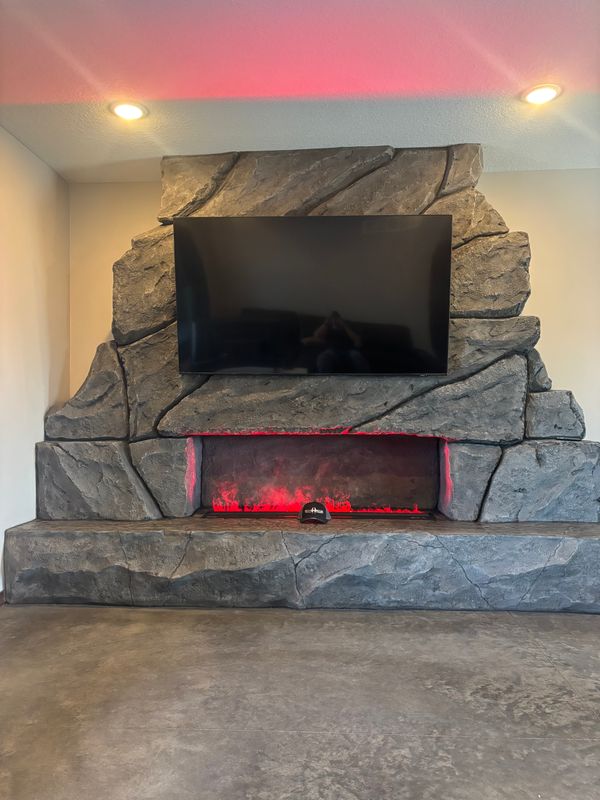 Interior fireplace & feature walls 