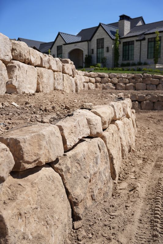 Rock and Block Retaining Walls