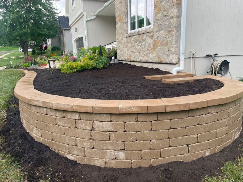 Retaining Wall Installation