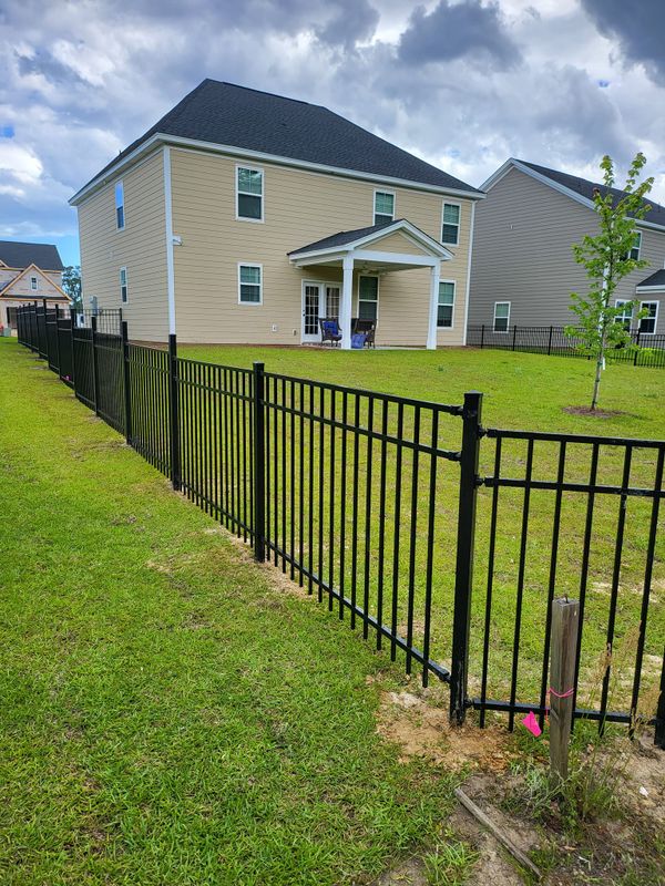Black Aluminum Fences