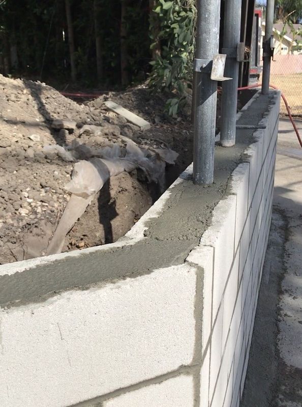 Retaining Wall Construction