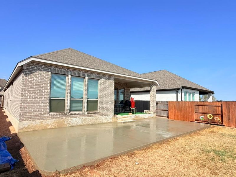 Concrete patios