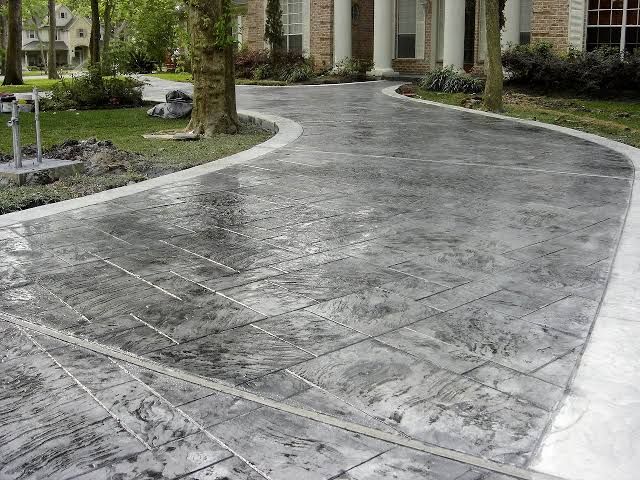 Stamped Concrete Installation