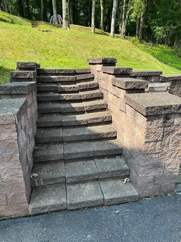 Concrete flatwork & small retaining walls