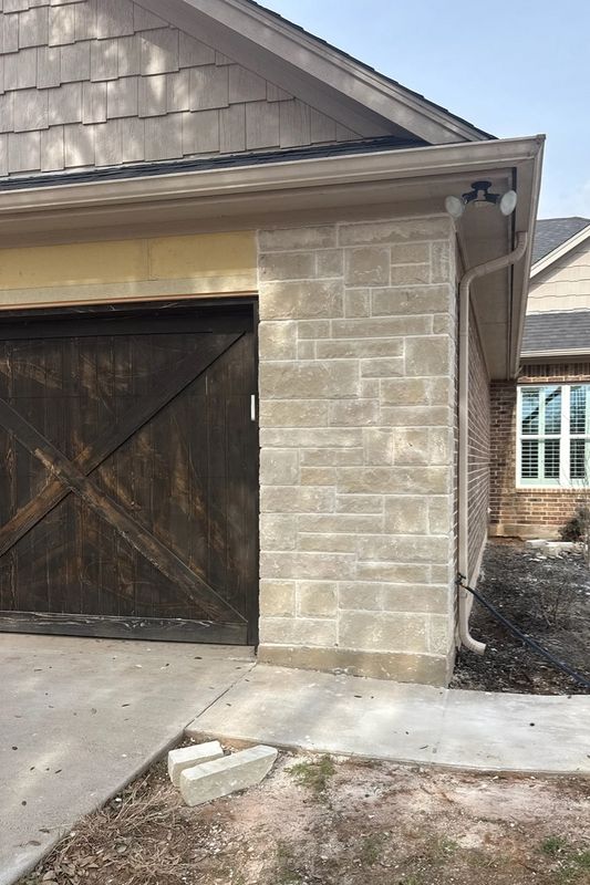Custom Stone Work- Home Exterior