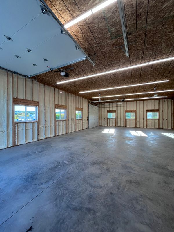 Pole Shed Spray Foam Insulation